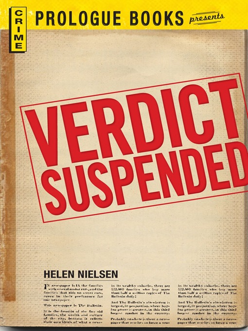 Title details for Verdict Suspended by Helen Nielsen - Available